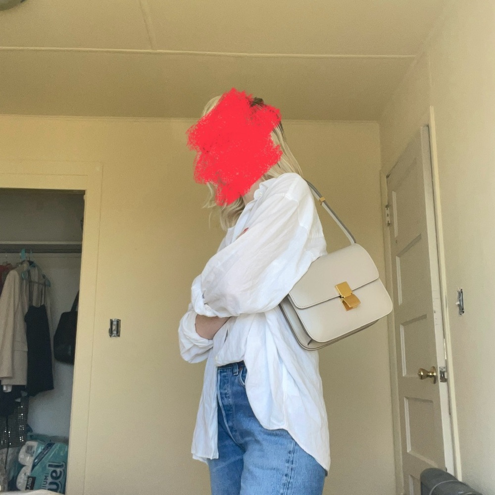 leather box bag - Picture 6 of 7